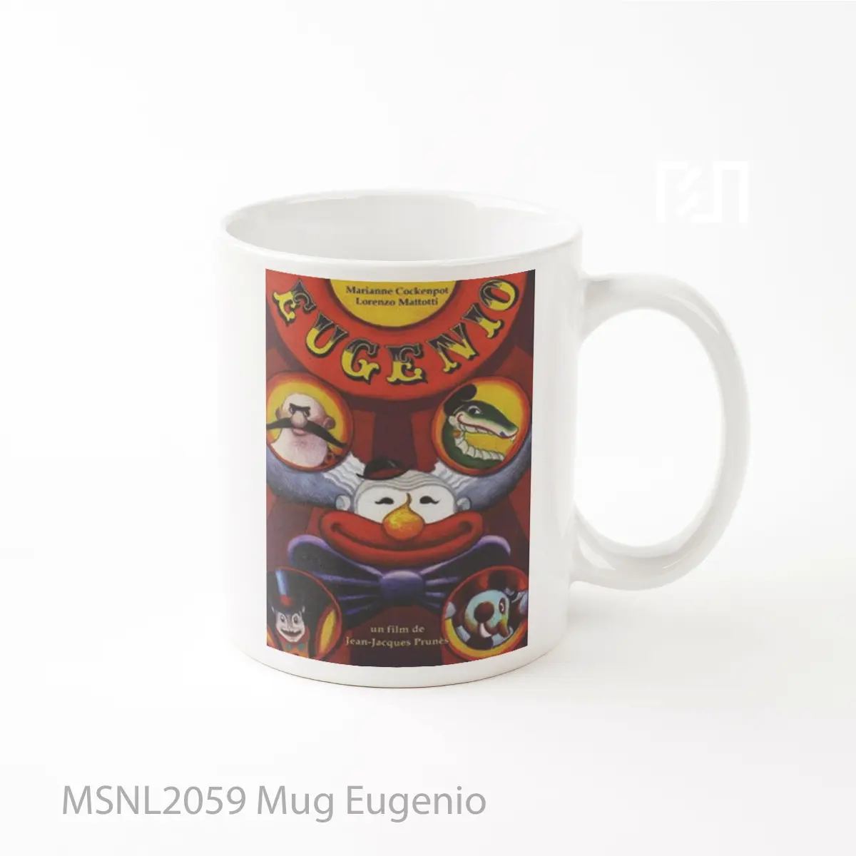 Mug Eugenio Gelas Keramik Tema Film MSNL2059