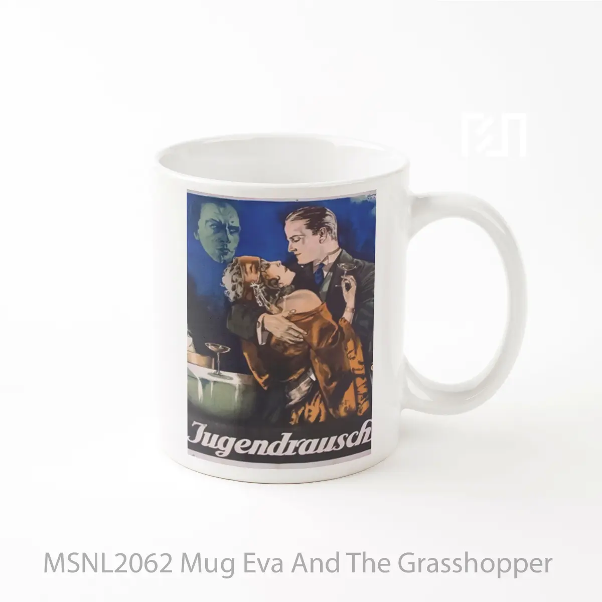 Mug Eva And The Grasshopper Gelas Keramik Tema Film MSNL2062