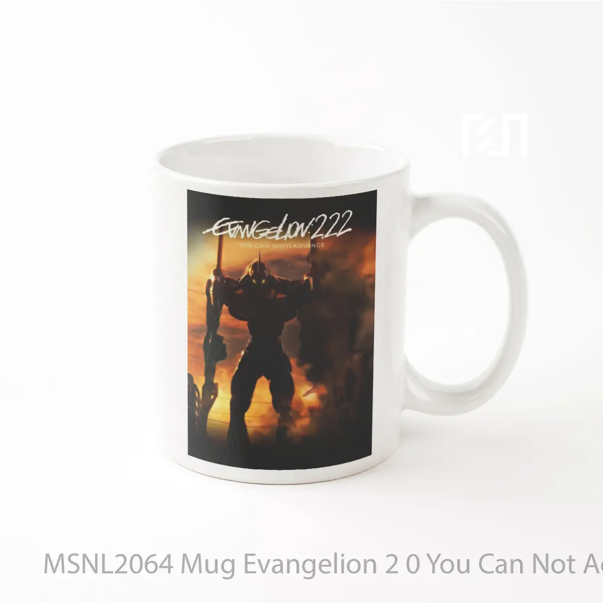 Mug Evangelion 2 0 You Can Not Advance Gelas Keramik Tema Film MSNL2064