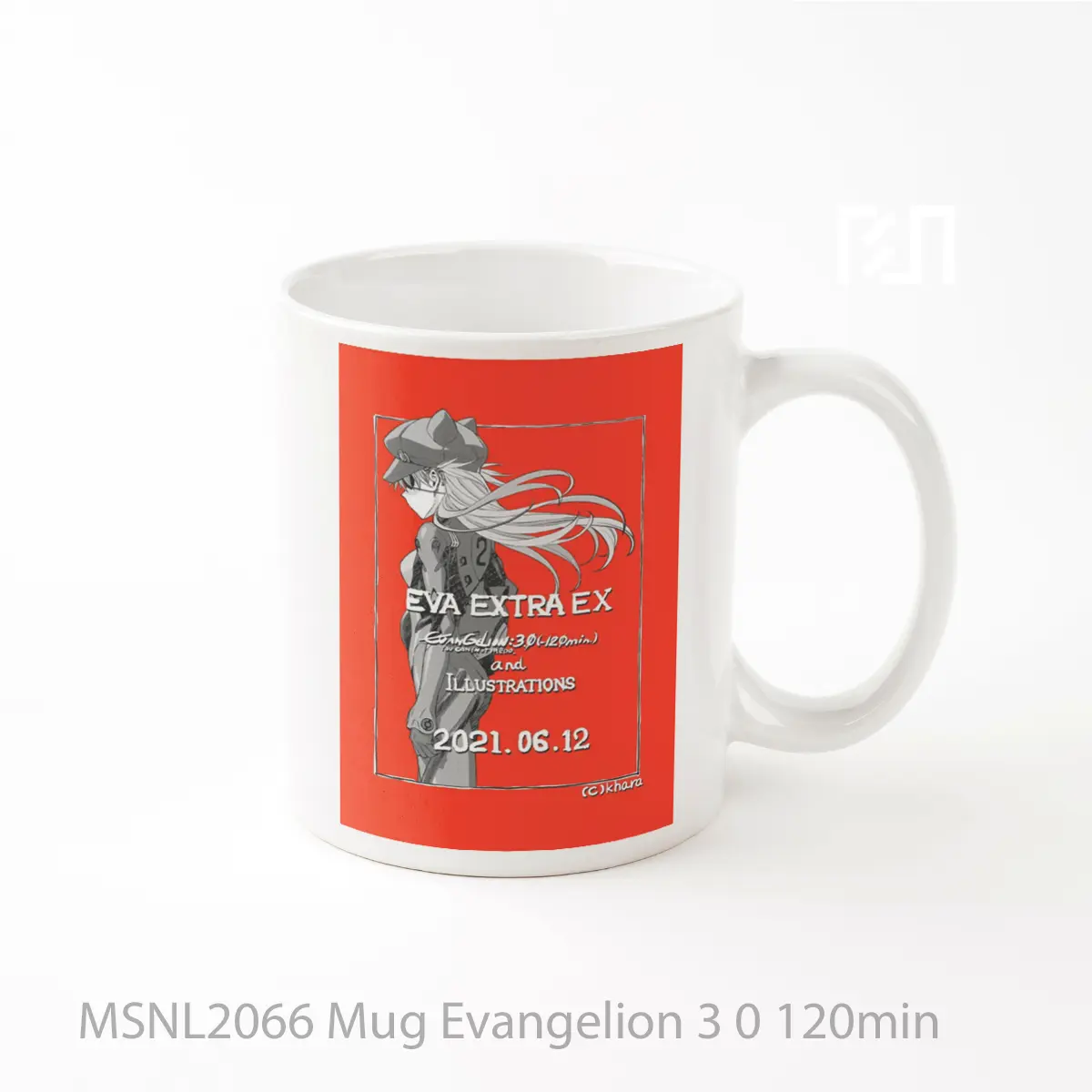 Mug Evangelion 3 0 120min Gelas Keramik Tema Film MSNL2066