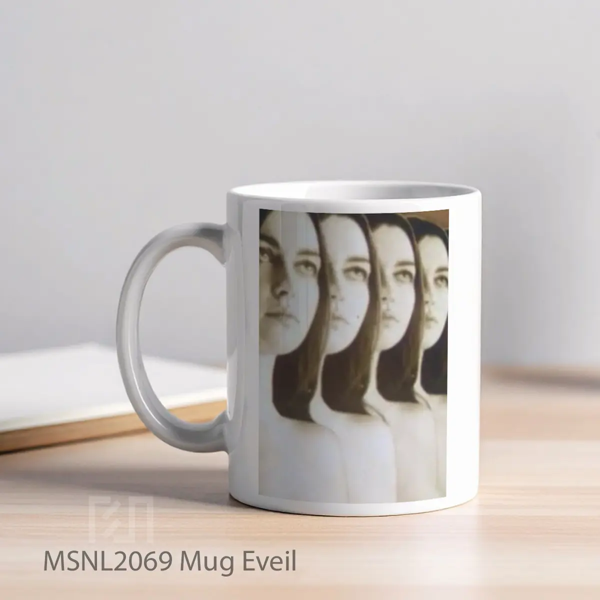 Mug Eveil Gelas Keramik Tema Film MSNL2069 - Tampak Kiri