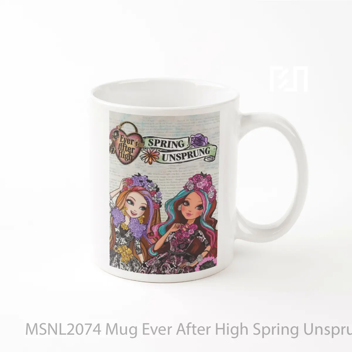 Mug Ever After High Spring Unsprung Gelas Keramik Tema Film MSNL2074
