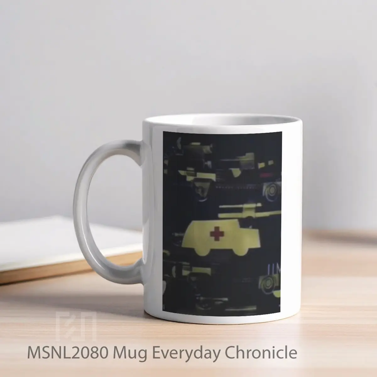 Mug Everyday Chronicle Gelas Keramik Tema Film MSNL2080 - Tampak Kiri