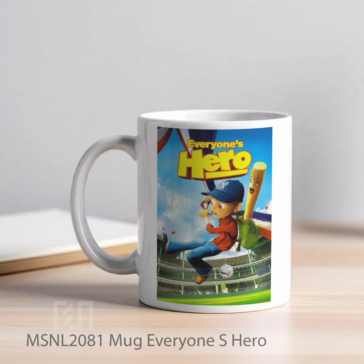 Mug Everyone S Hero Gelas Keramik Tema Film MSNL2081 - Tampak Kiri