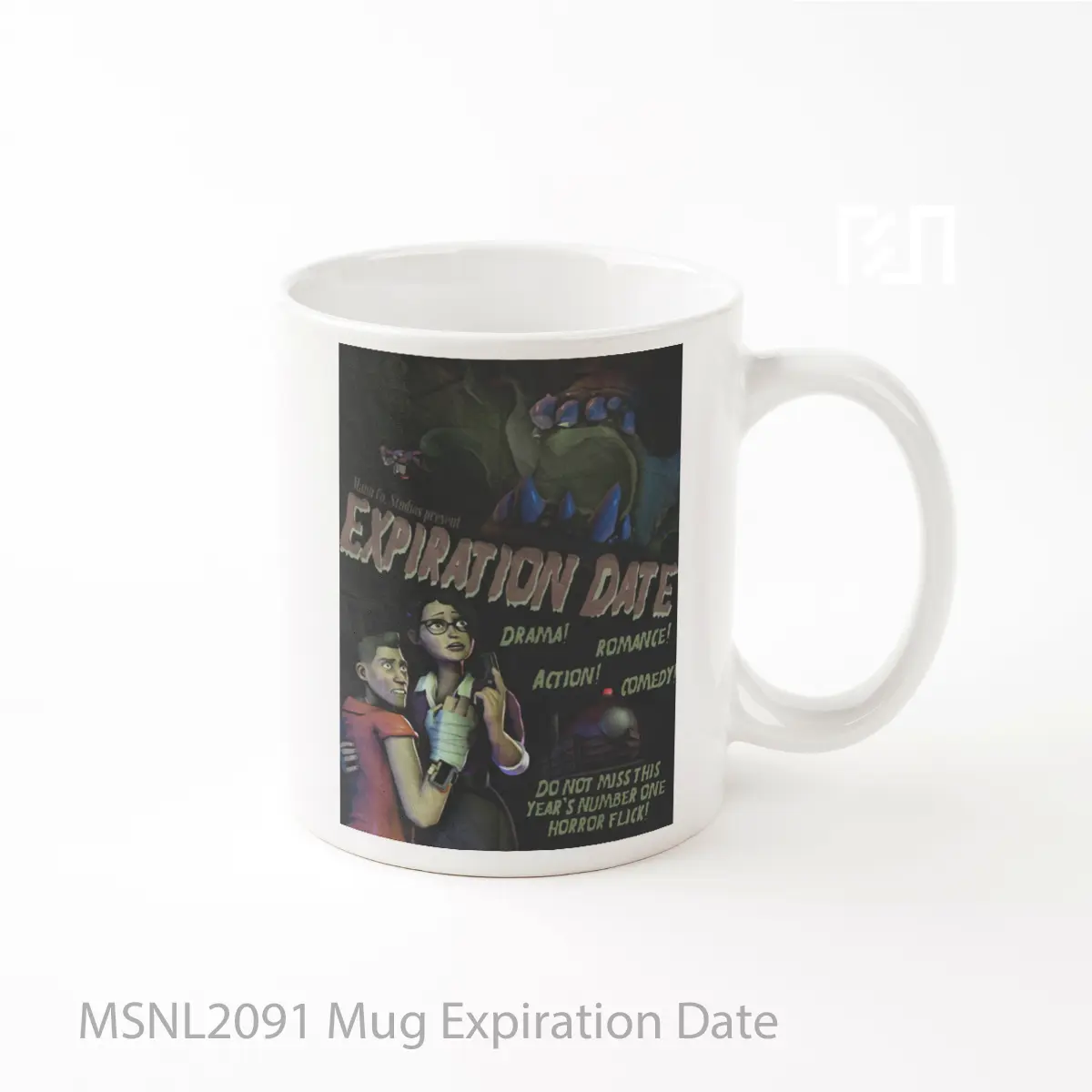 Mug Expiration Date Gelas Keramik Tema Film MSNL2091