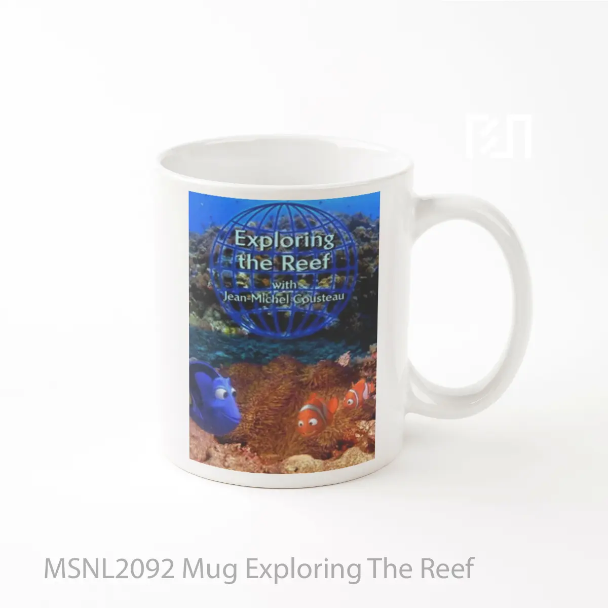 Mug Exploring The Reef Gelas Keramik Tema Film MSNL2092