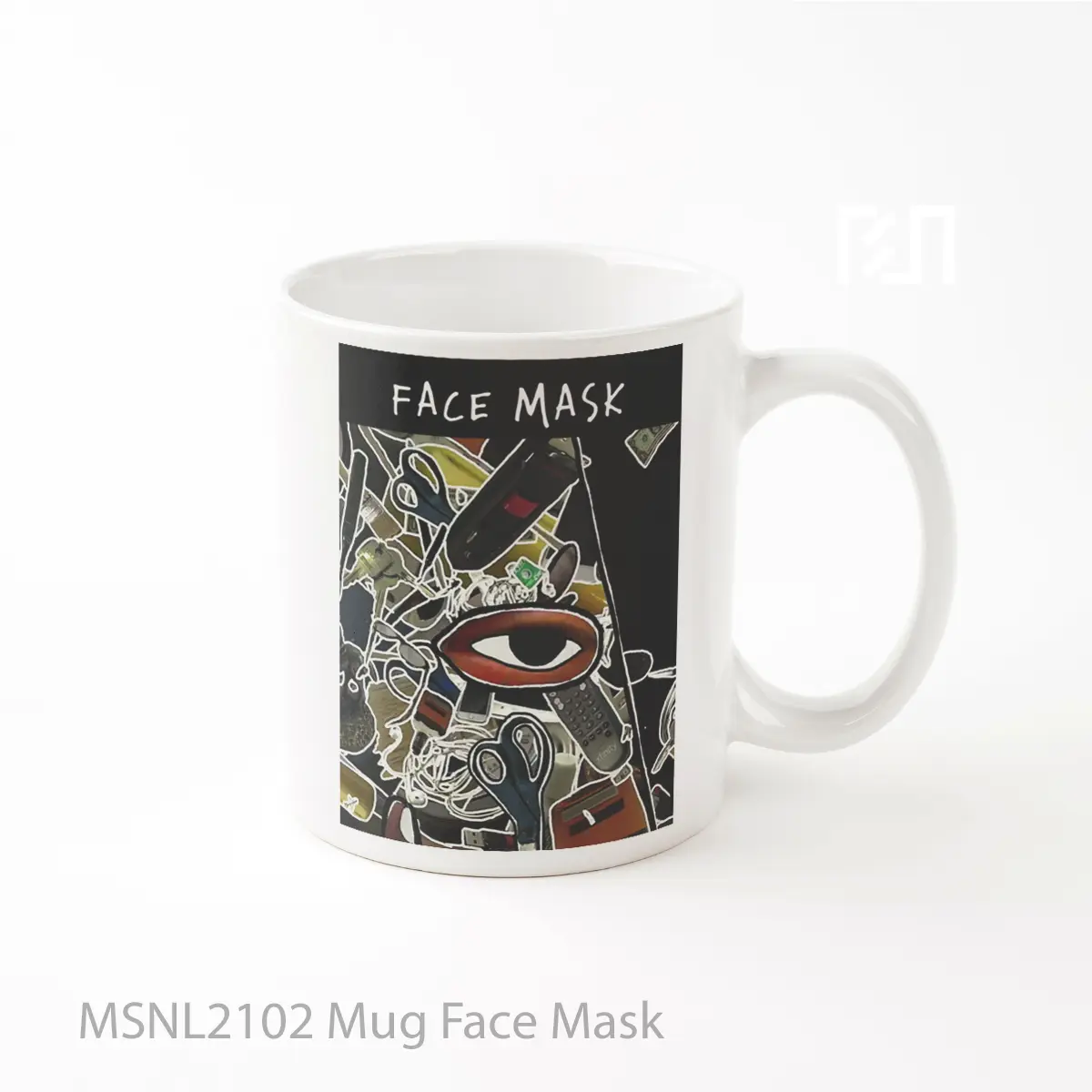 Mug Face Mask Gelas Keramik Tema Film MSNL2102