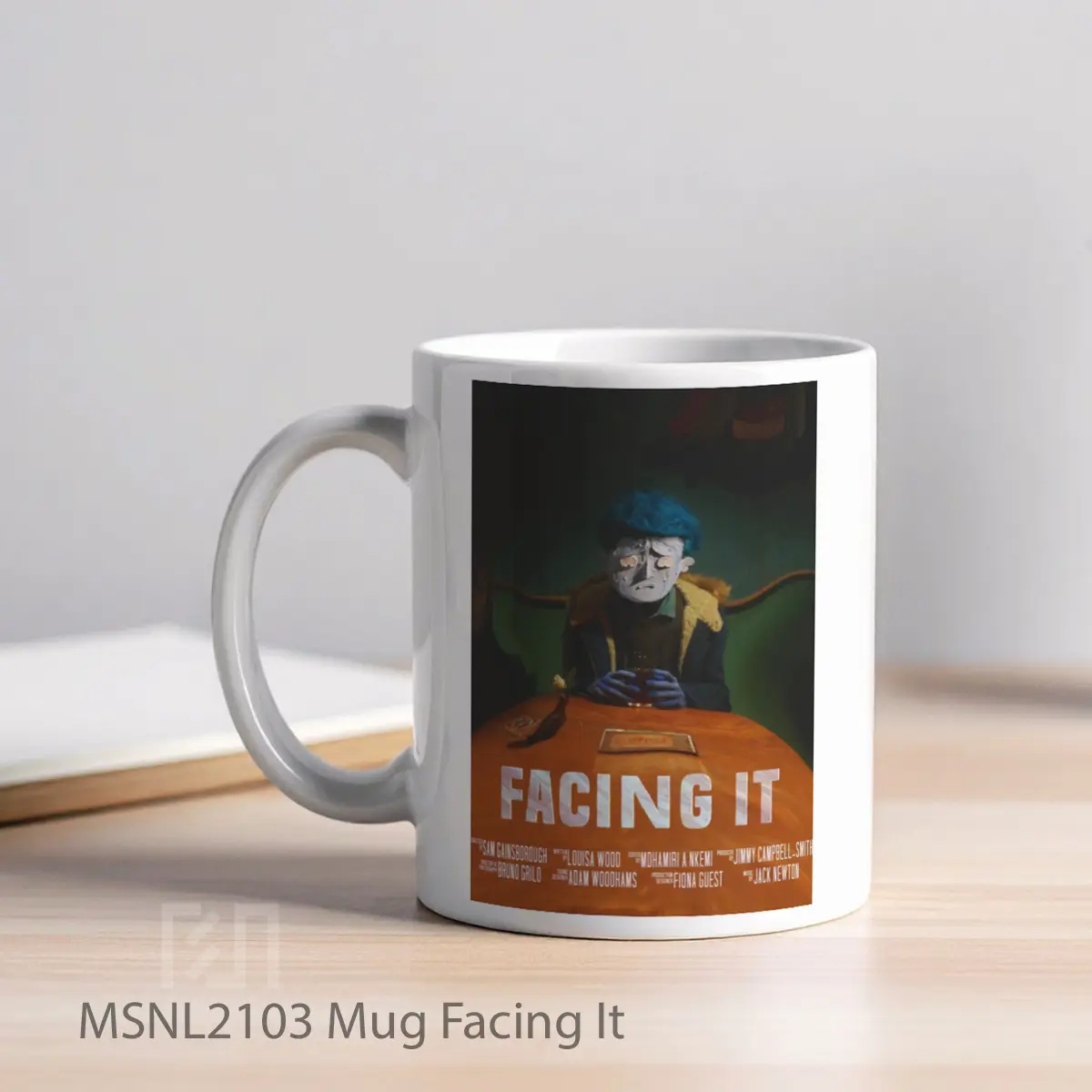 Mug Facing It Gelas Keramik Tema Film MSNL2103 - Tampak Kiri
