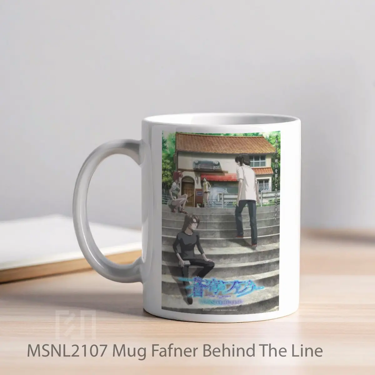 Mug Fafner Behind The Line Gelas Keramik Tema Film MSNL2107 - Tampak Kiri