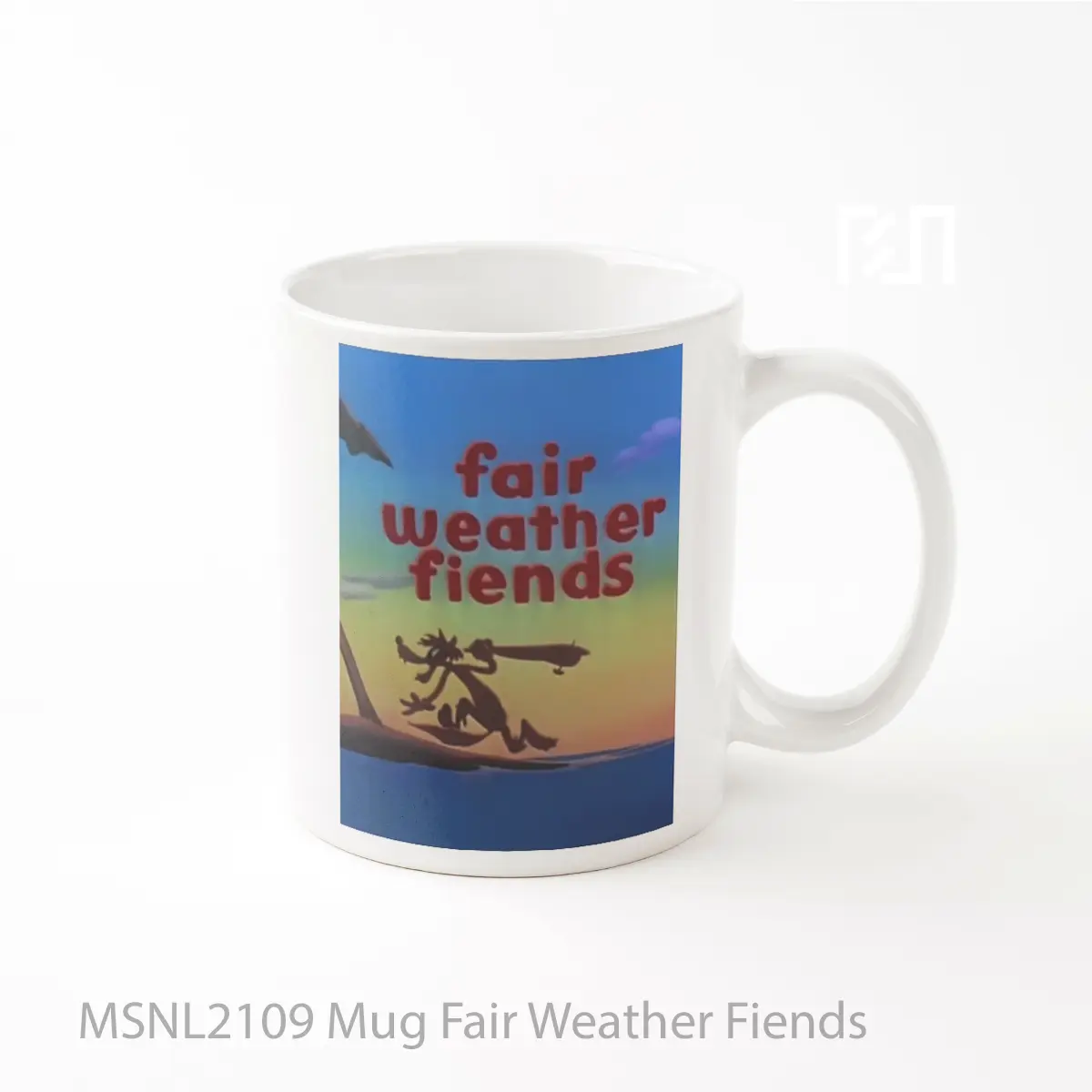 Mug Fair Weather Fiends Gelas Keramik Tema Film MSNL2109