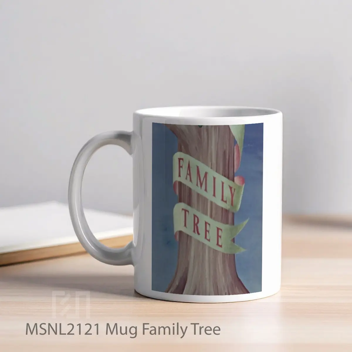 Mug Family Tree Gelas Keramik Tema Film MSNL2121 - Tampak Kiri