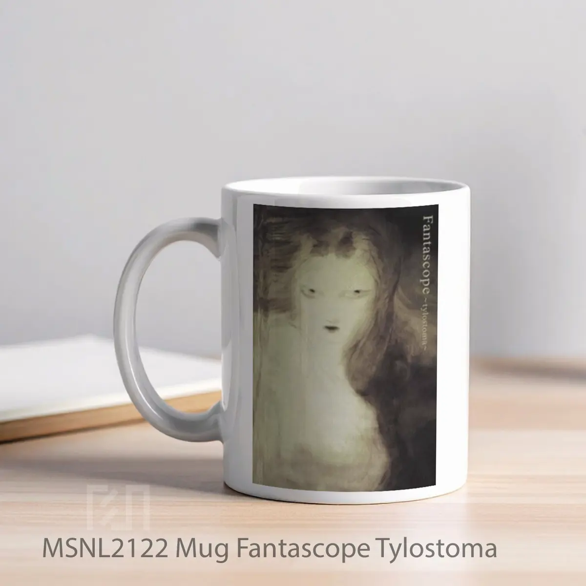 Mug Fantascope Tylostoma Gelas Keramik Tema Film MSNL2122 - Tampak Kiri