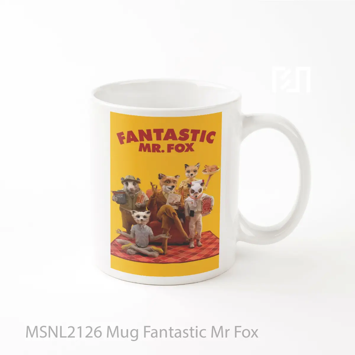Mug Fantastic Mr Fox Gelas Keramik Tema Film MSNL2126