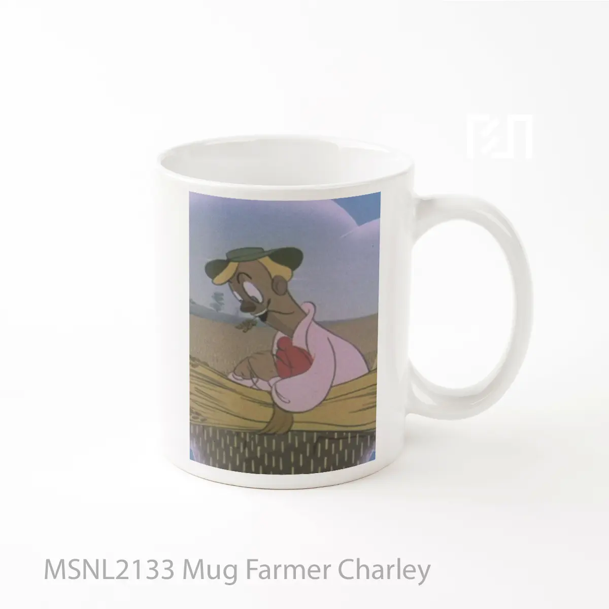 Mug Farmer Charley Gelas Keramik Tema Film MSNL2133