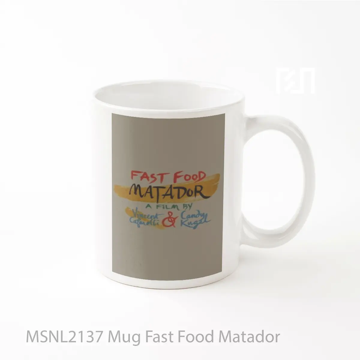 Mug Fast Food Matador Gelas Keramik Tema Film MSNL2137