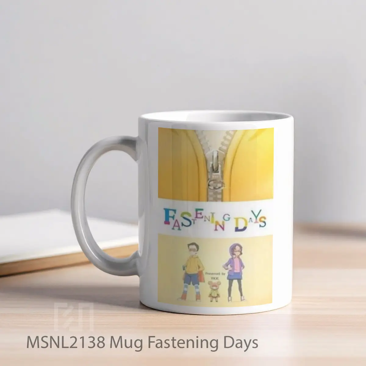 Mug Fastening Days Gelas Keramik Tema Film MSNL2138 - Tampak Kiri
