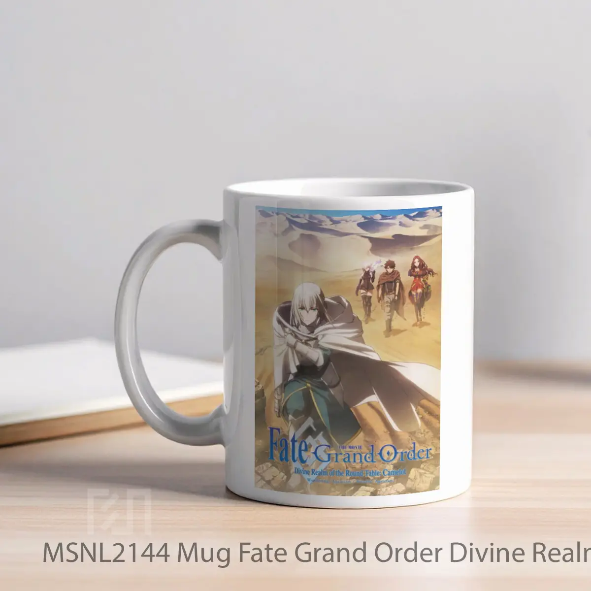 Mug Fate Grand Order Divine Realm Of The Round Table Camelot Wandering Agateram Gelas Keramik Tema Film MSNL2144 - Tampak Kiri