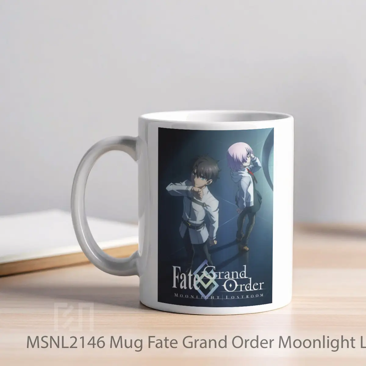 Mug Fate Grand Order Moonlight Lostroom Gelas Keramik Tema Film MSNL2146 - Tampak Kiri