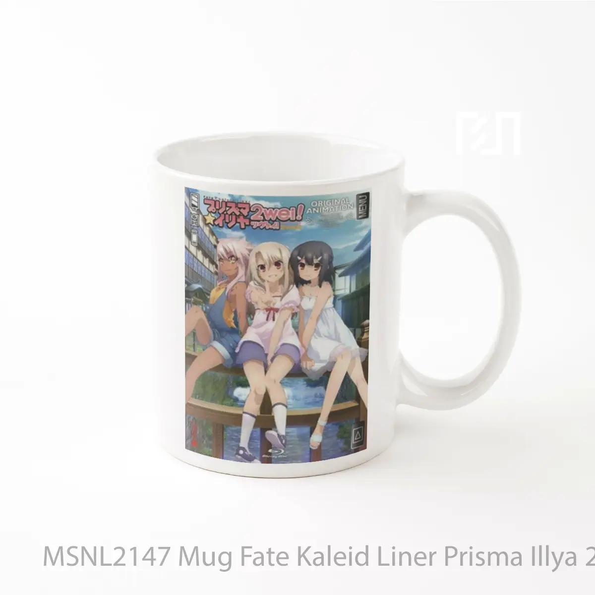 Mug Fate Kaleid Liner Prisma Illya 2wei Magical Girl In Hot Springs Inn Gelas Keramik Tema Film MSNL2147