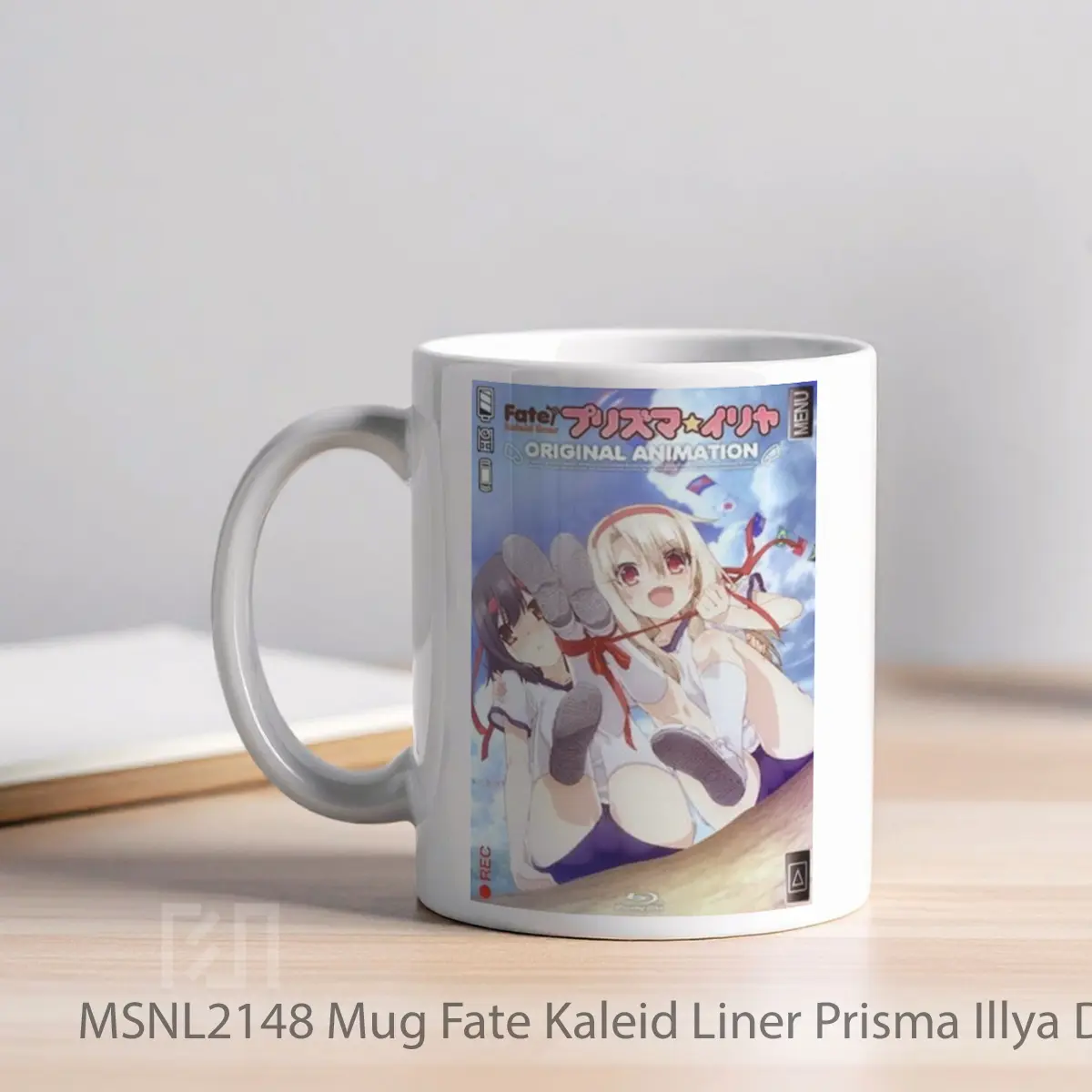 Mug Fate Kaleid Liner Prisma Illya Dance At The Sports Festival Gelas Keramik Tema Film MSNL2148 - Tampak Kiri