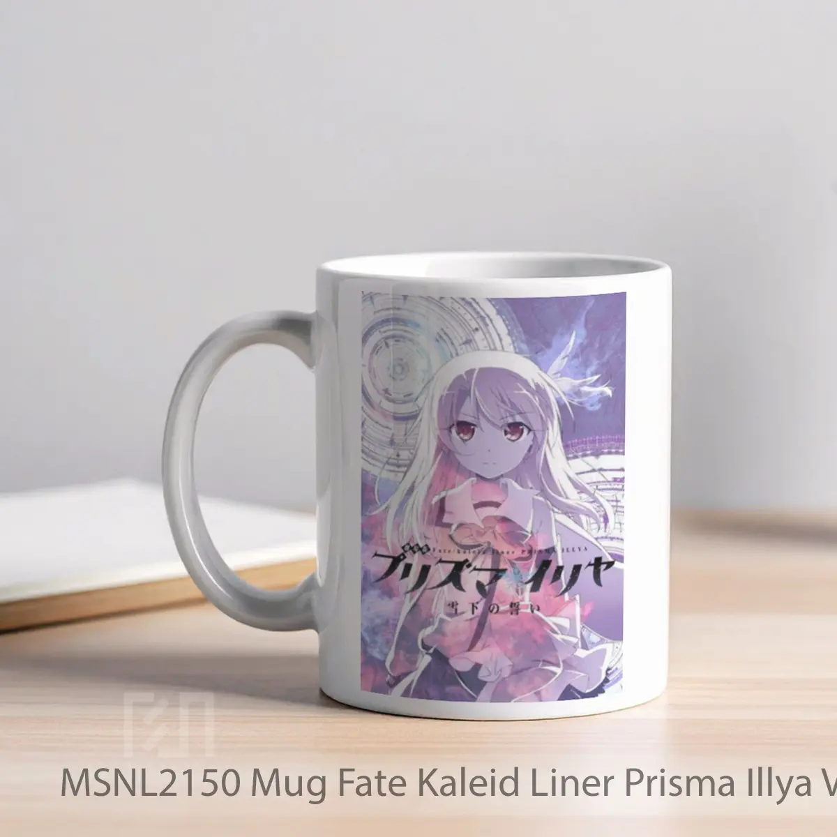 Mug Fate Kaleid Liner Prisma Illya Vow In The Snow Dark Sakura Room Gelas Keramik Tema Film MSNL2150 - Tampak Kiri