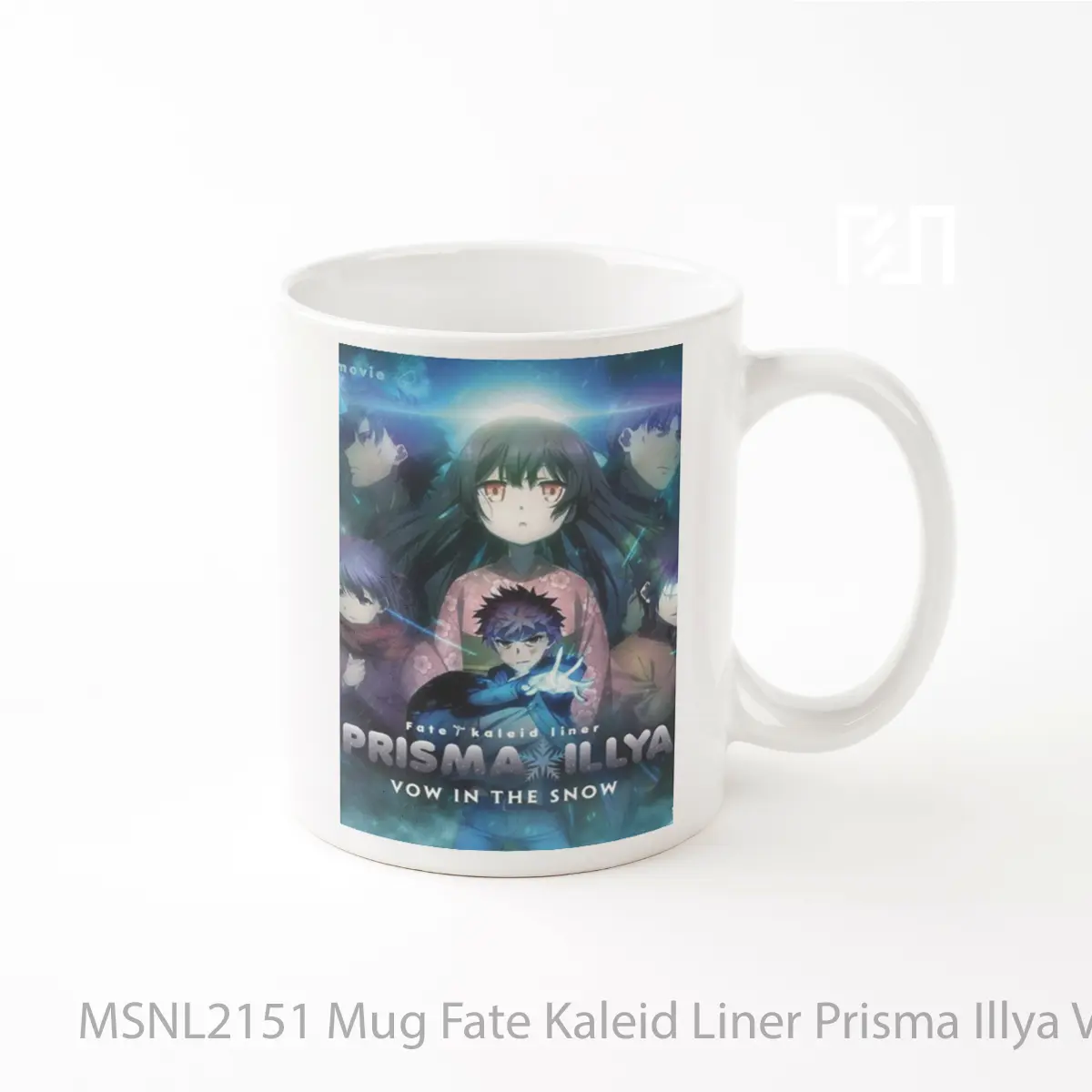 Mug Fate Kaleid Liner Prisma Illya Vow In The Snow Gelas Keramik Tema Film MSNL2151