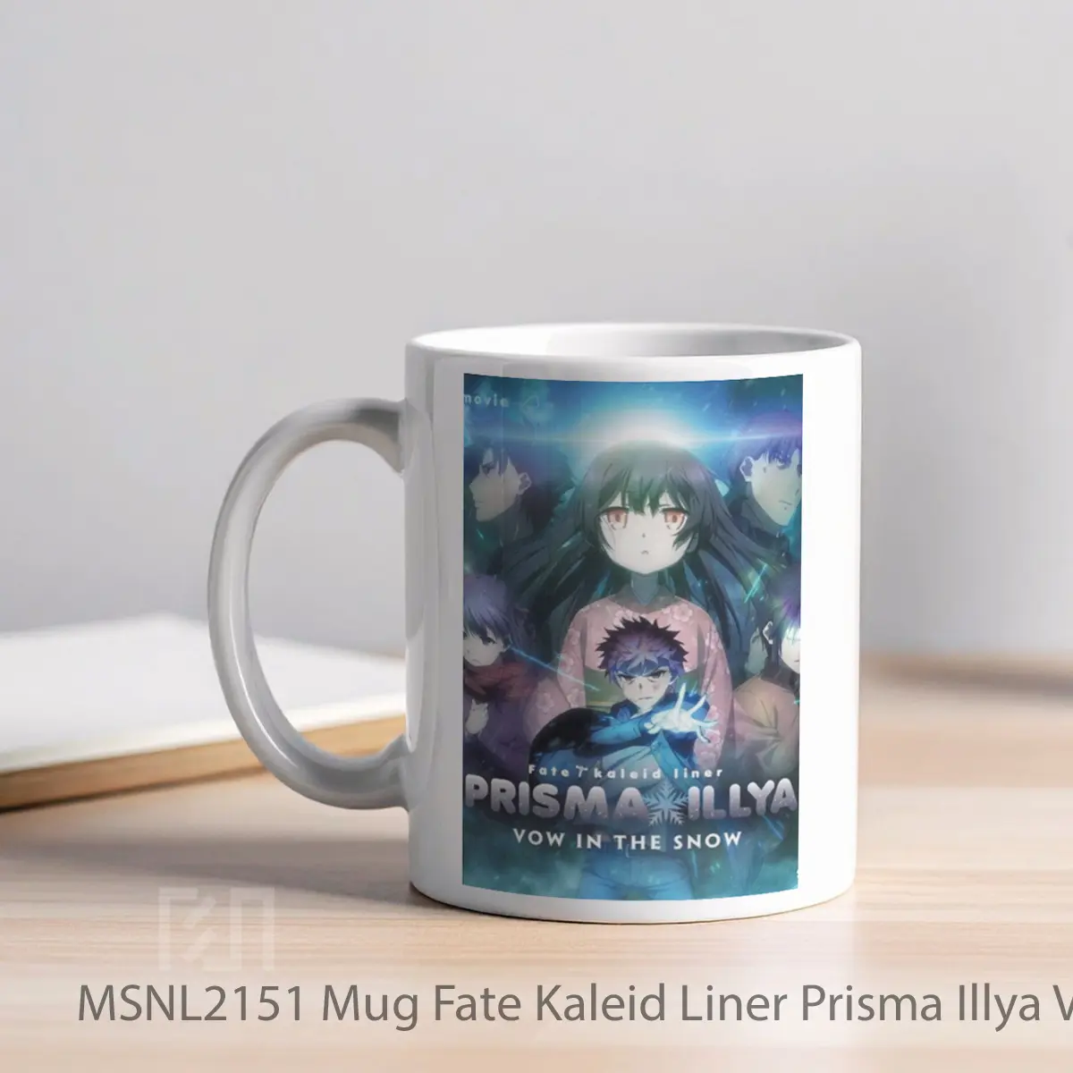 Mug Fate Kaleid Liner Prisma Illya Vow In The Snow Gelas Keramik Tema Film MSNL2151 - Tampak Kiri