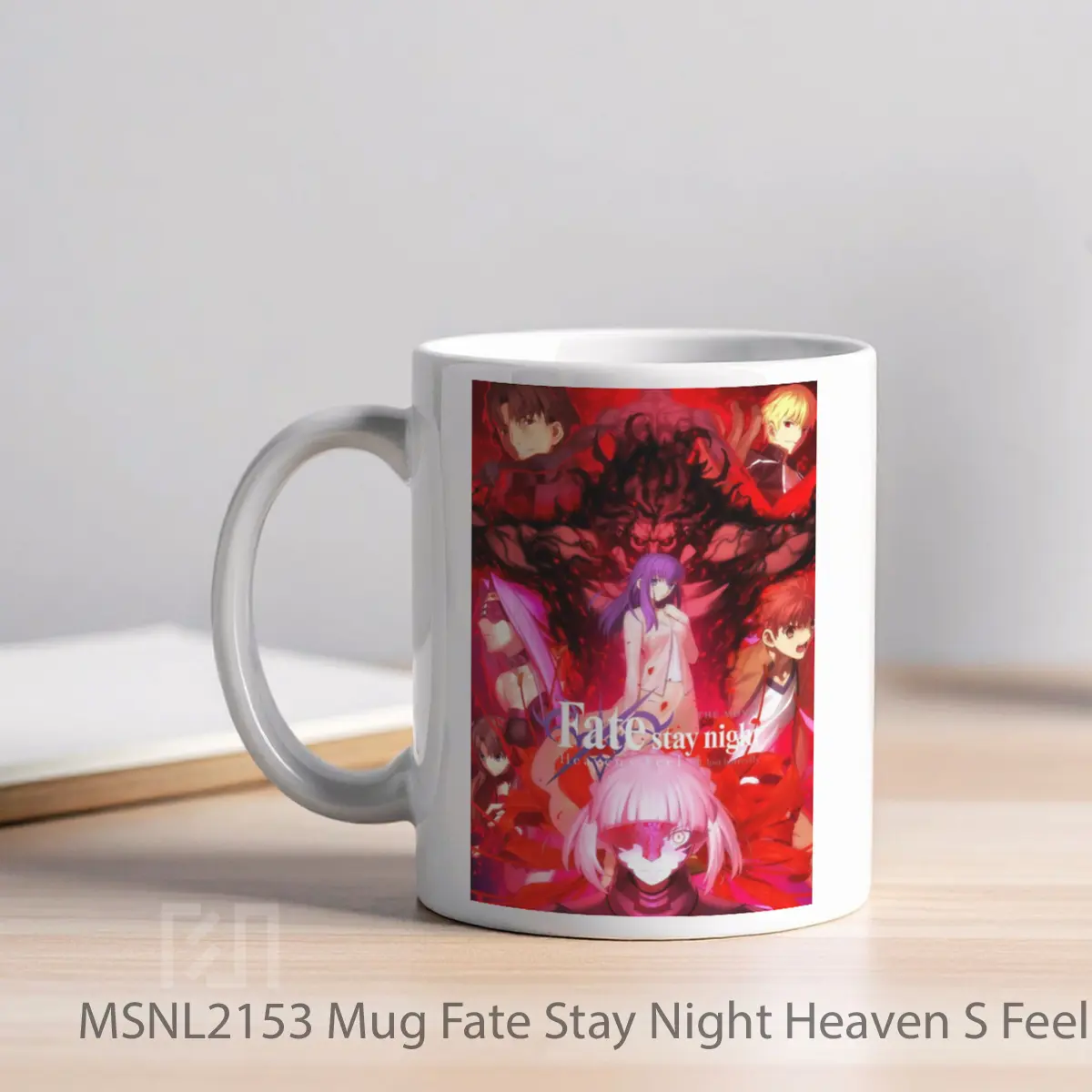Mug Fate Stay Night Heaven S Feel Ii Lost Butterfly Gelas Keramik Tema Film MSNL2153 - Tampak Kiri