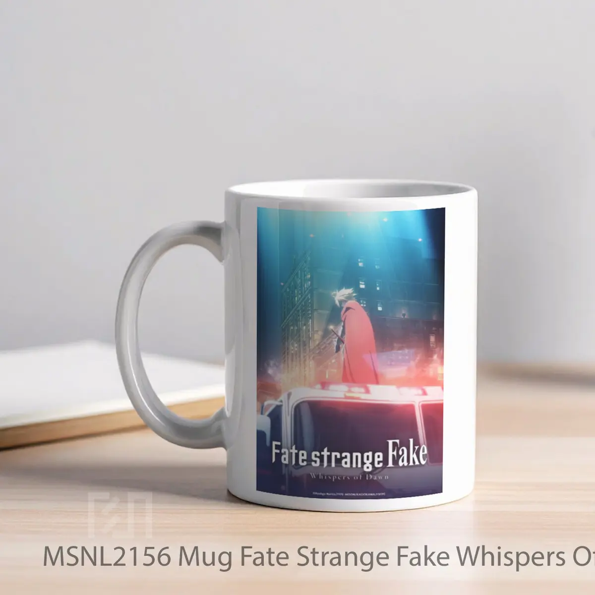 Mug Fate Strange Fake Whispers Of Dawn Gelas Keramik Tema Film MSNL2156 - Tampak Kiri