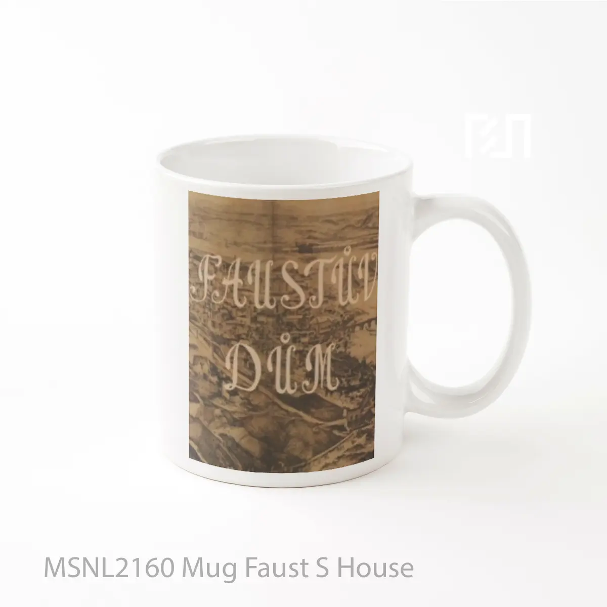 Mug Faust S House Gelas Keramik Tema Film MSNL2160