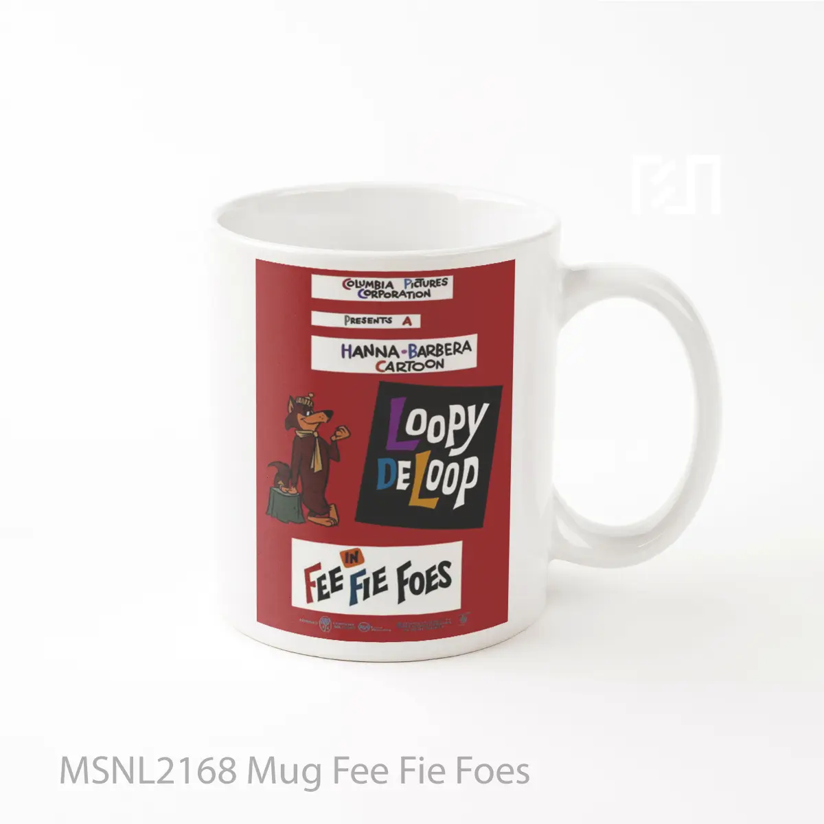 Mug Fee Fie Foes Gelas Keramik Tema Film MSNL2168