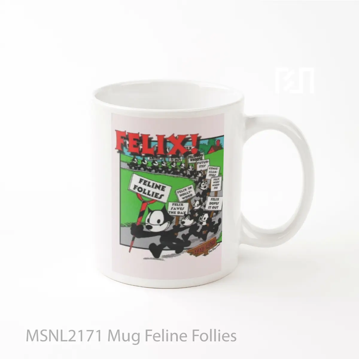 Mug Feline Follies Gelas Keramik Tema Film MSNL2171