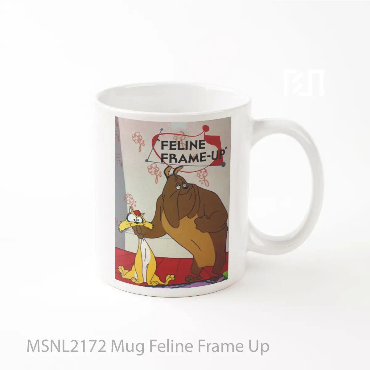 Mug Feline Frame Up Gelas Keramik Tema Film MSNL2172