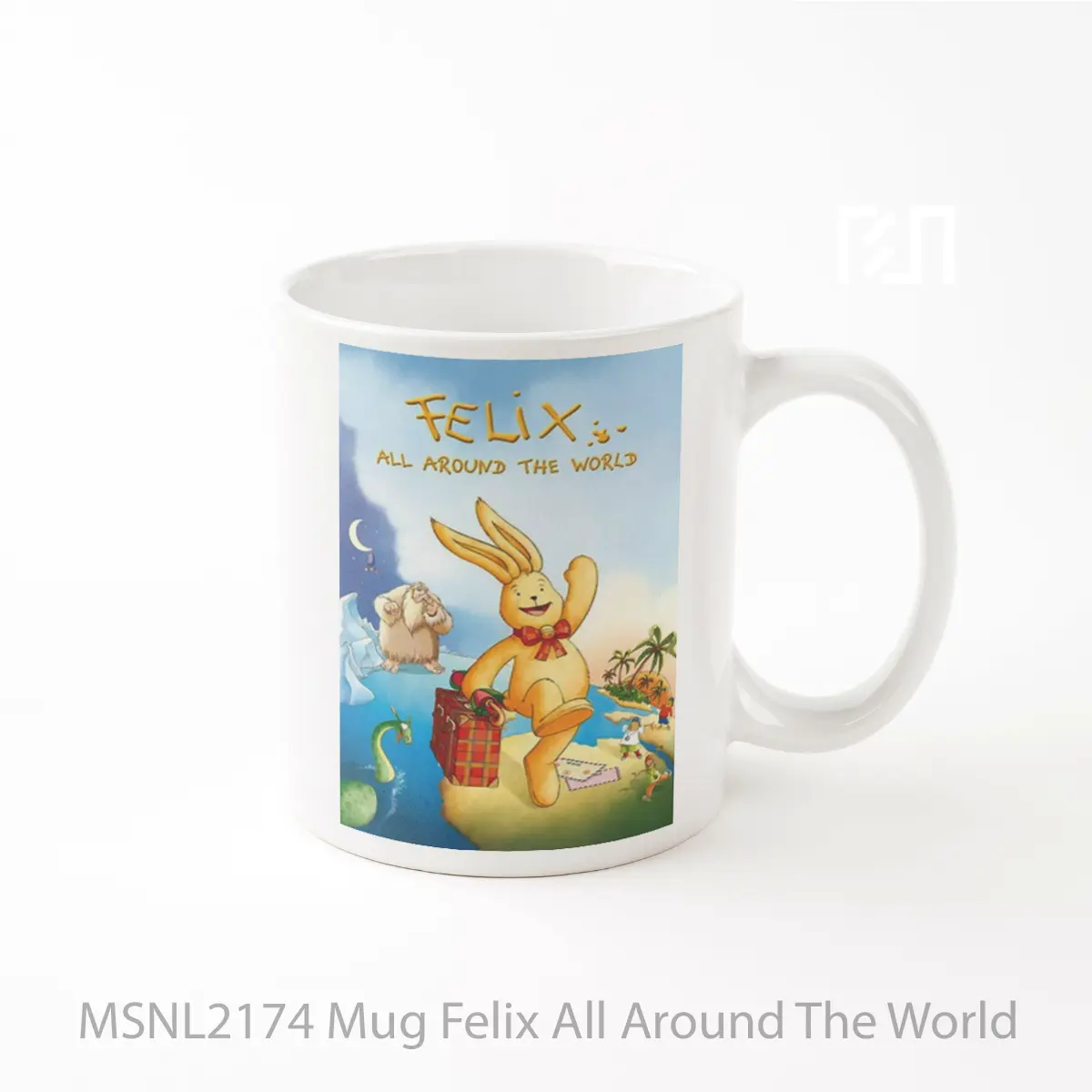 Mug Felix All Around The World Gelas Keramik Tema Film MSNL2174