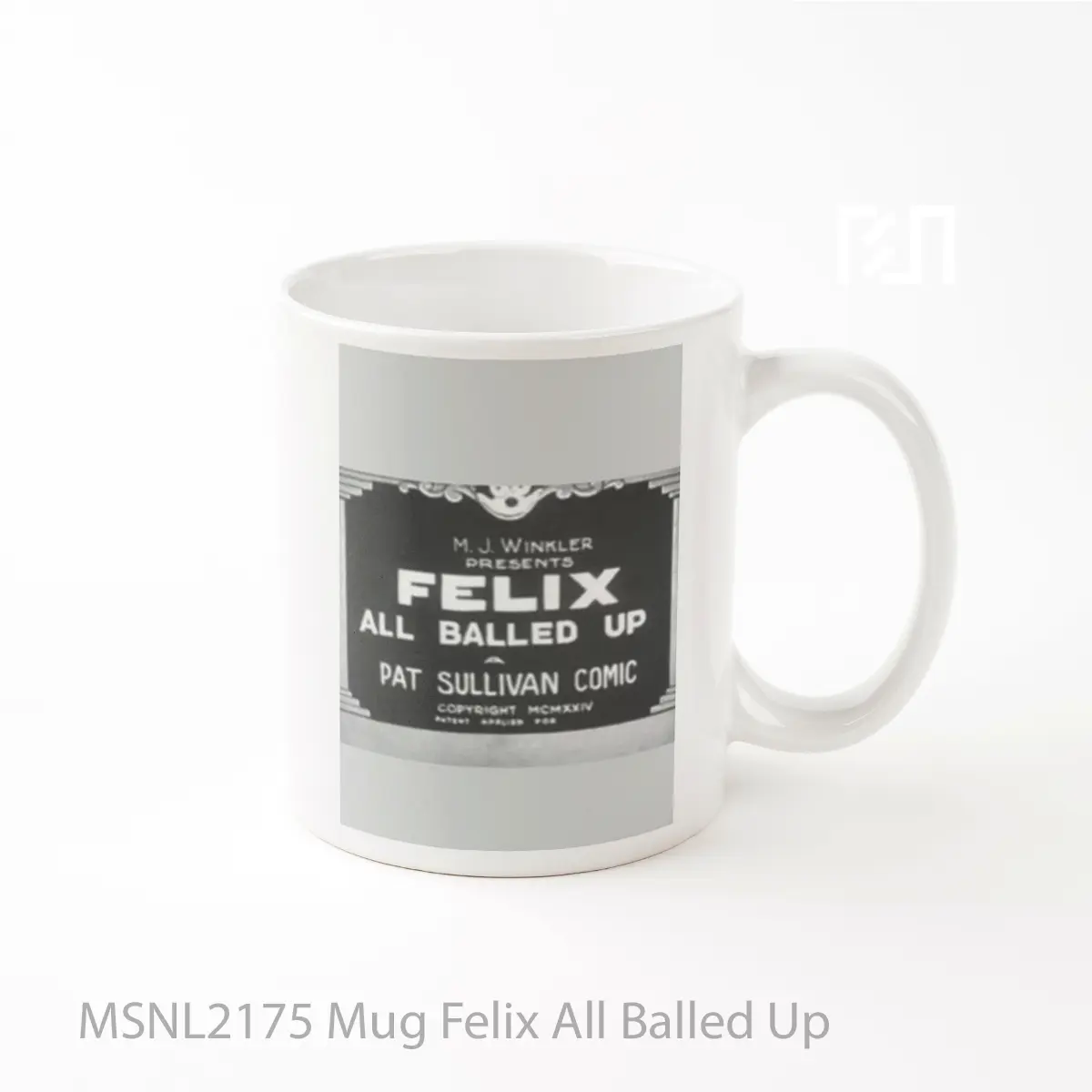 Mug Felix All Balled Up Gelas Keramik Tema Film MSNL2175