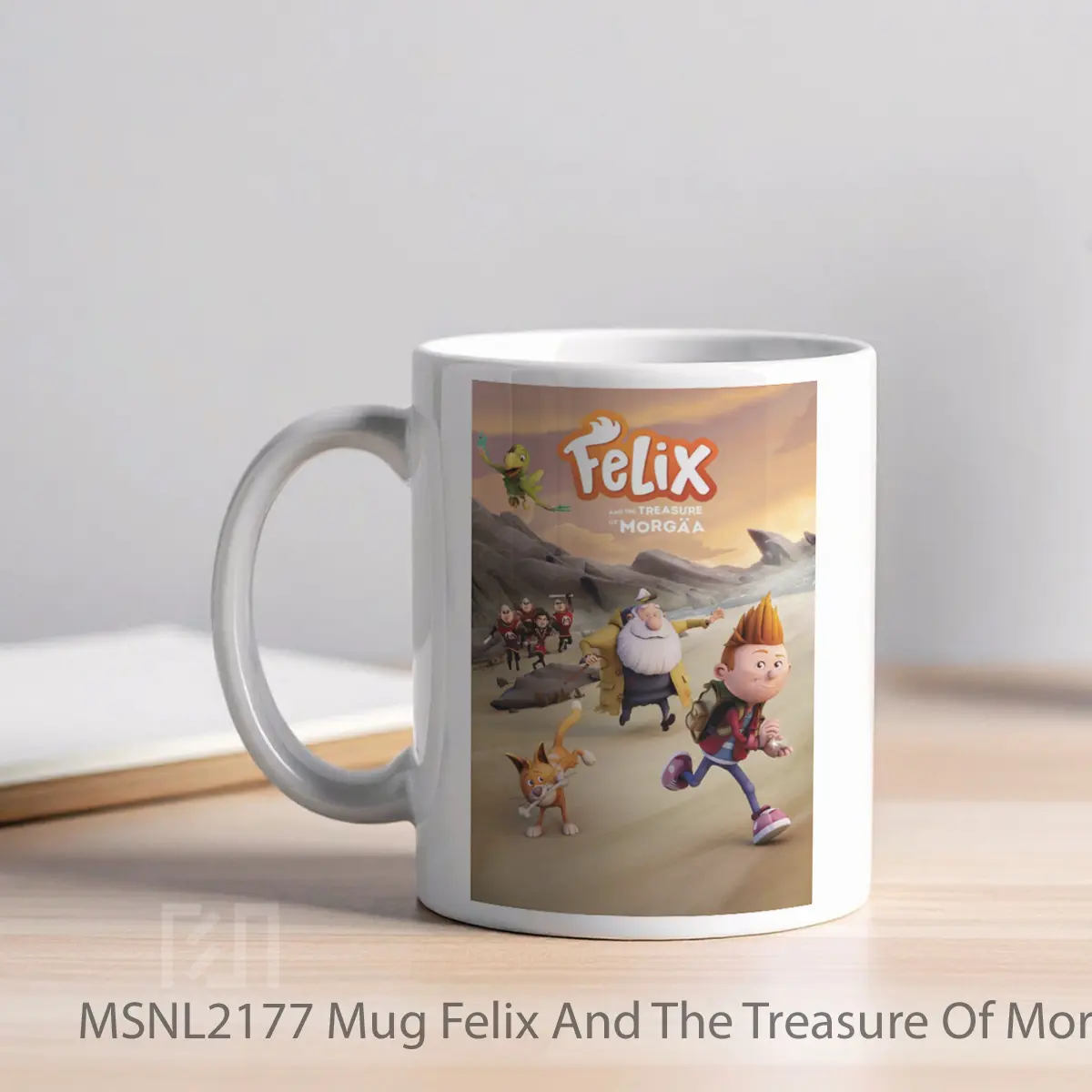 Mug Felix And The Treasure Of Morg A Gelas Keramik Tema Film MSNL2177 - Tampak Kiri