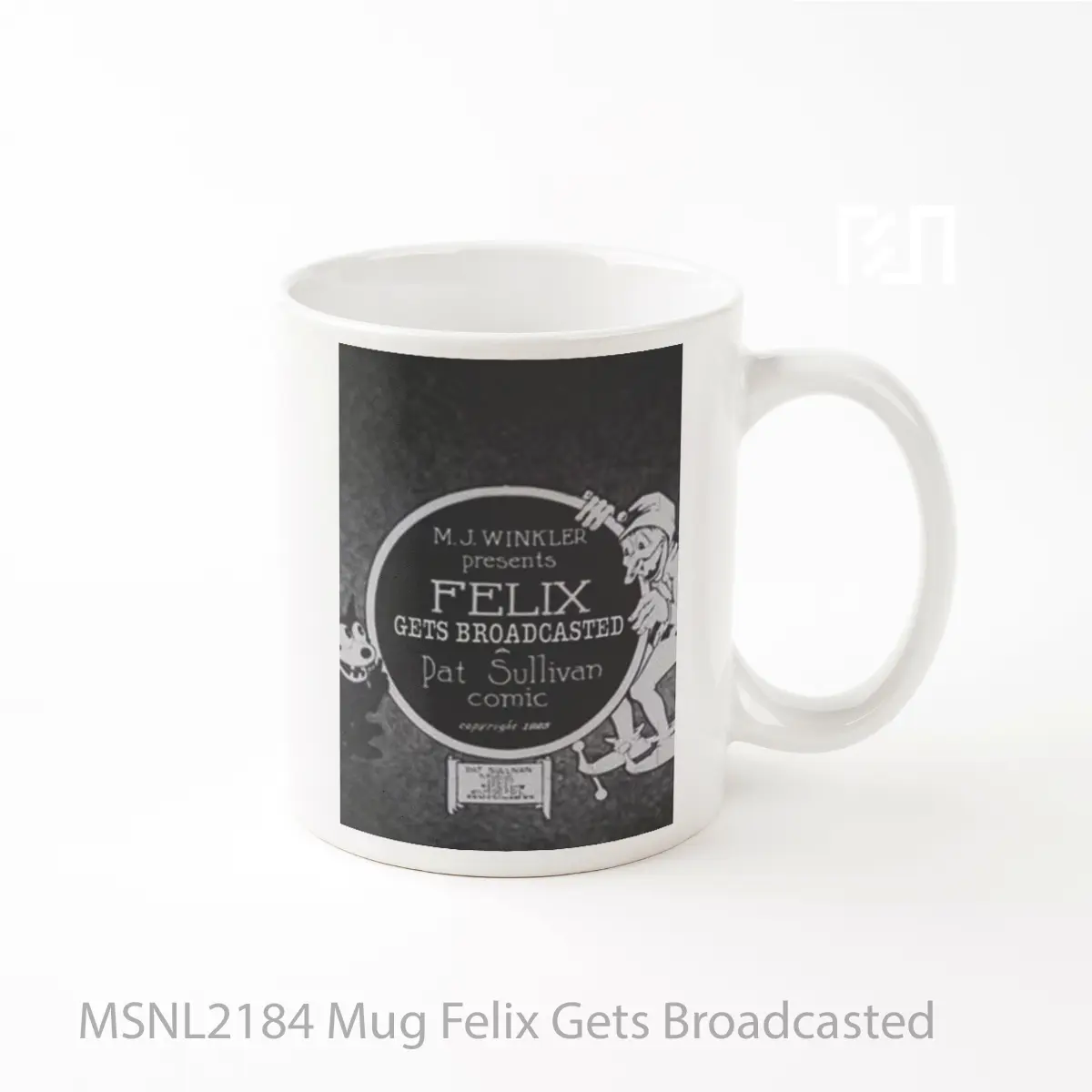 Mug Felix Gets Broadcasted Gelas Keramik Tema Film MSNL2184