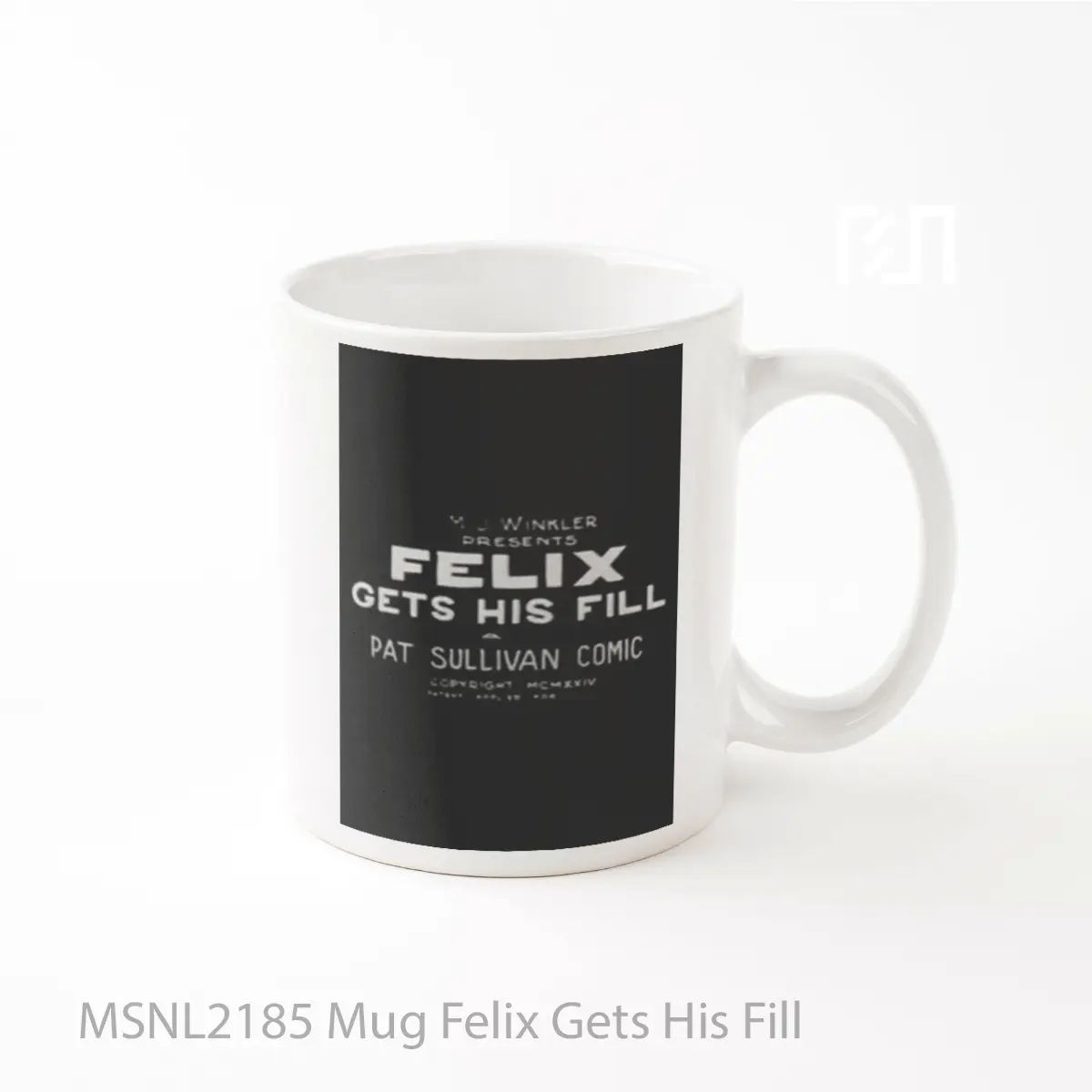 Mug Felix Gets His Fill Gelas Keramik Tema Film MSNL2185