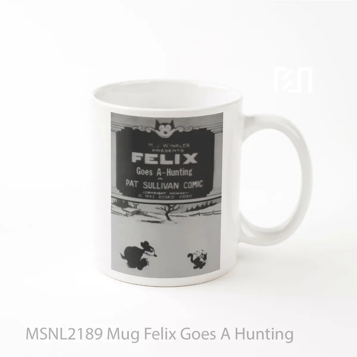 Mug Felix Goes A Hunting Gelas Keramik Tema Film MSNL2189