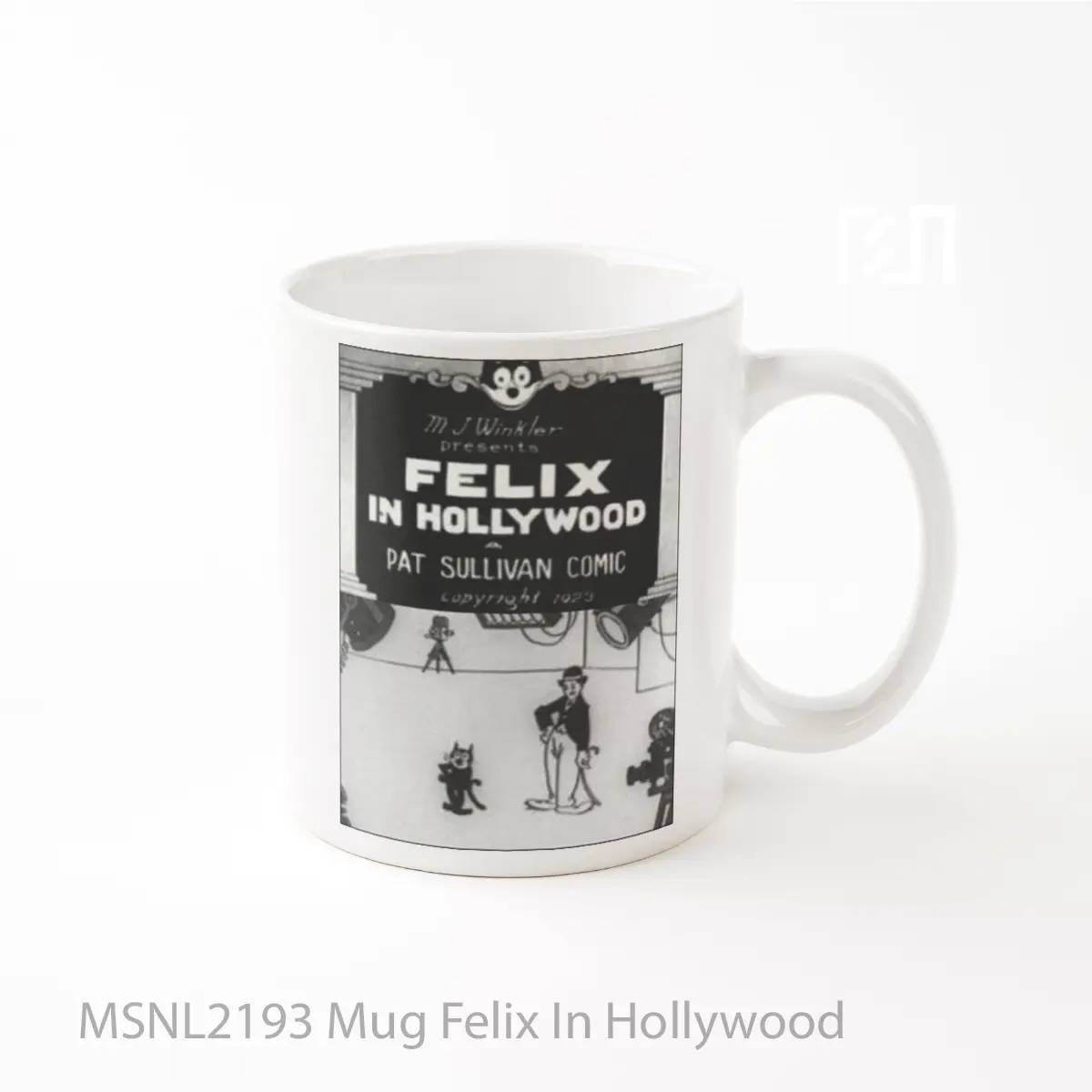 Mug Felix In Hollywood Gelas Keramik Tema Film MSNL2193