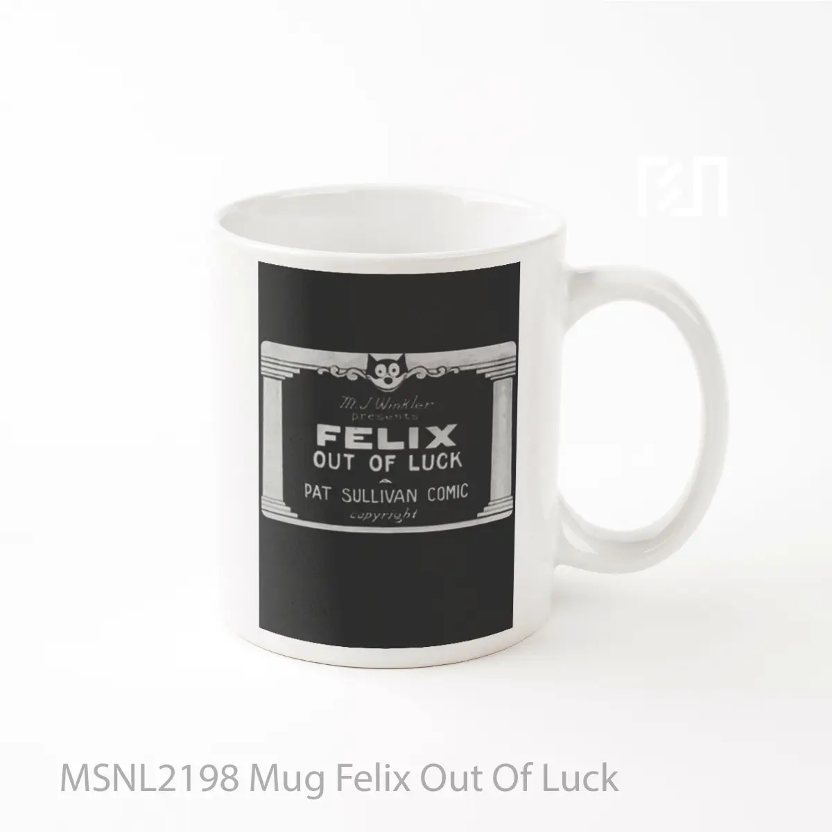 Mug Felix Out Of Luck Gelas Keramik Tema Film MSNL2198