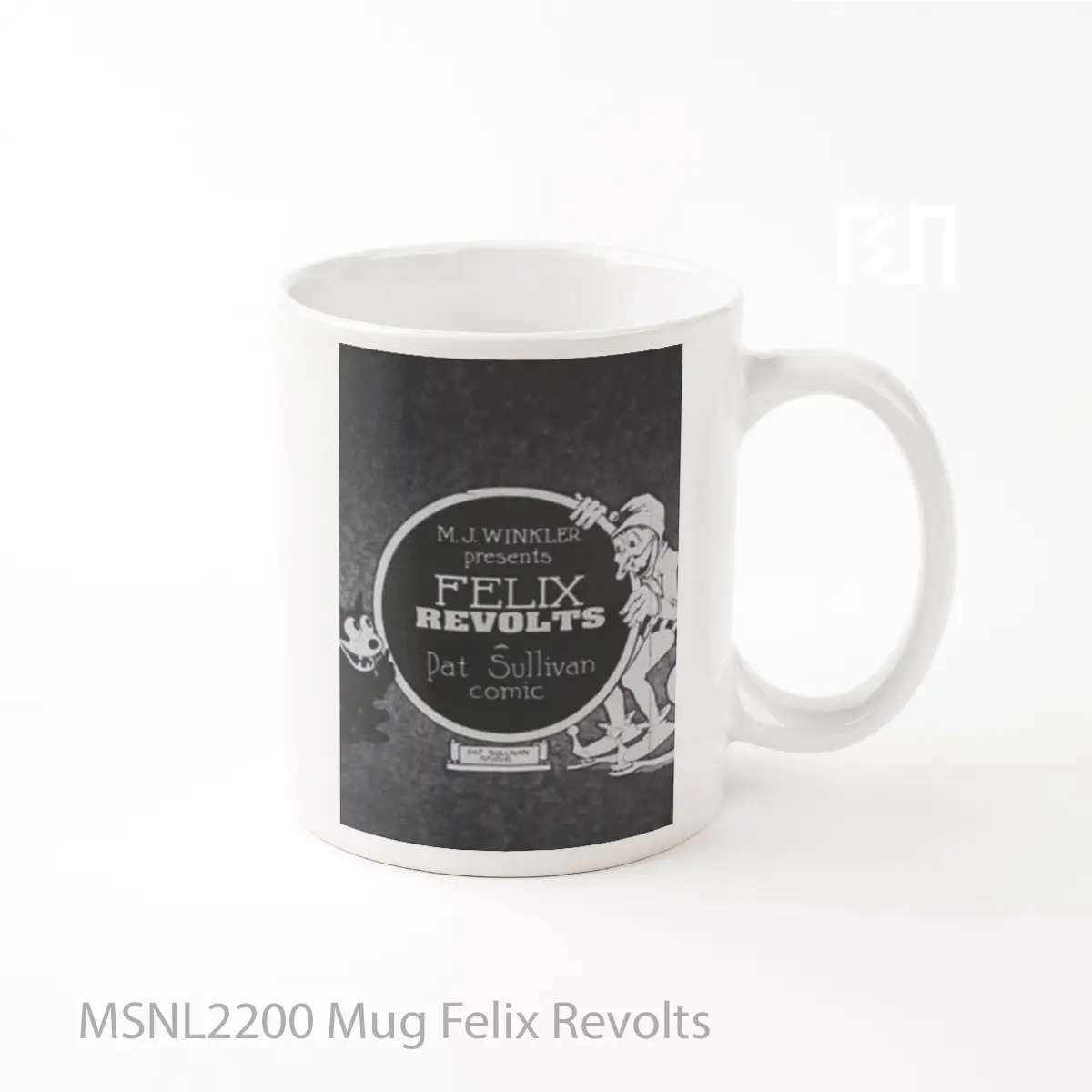 Mug Felix Revolts Gelas Keramik Tema Film MSNL2200