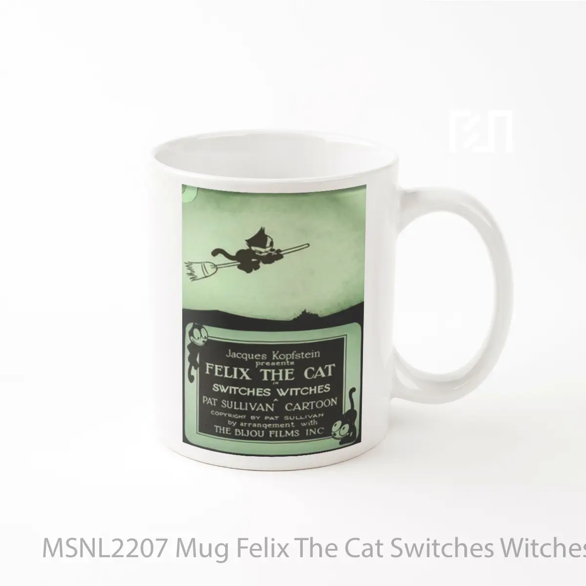 Mug Felix The Cat Switches Witches Gelas Keramik Tema Film MSNL2207