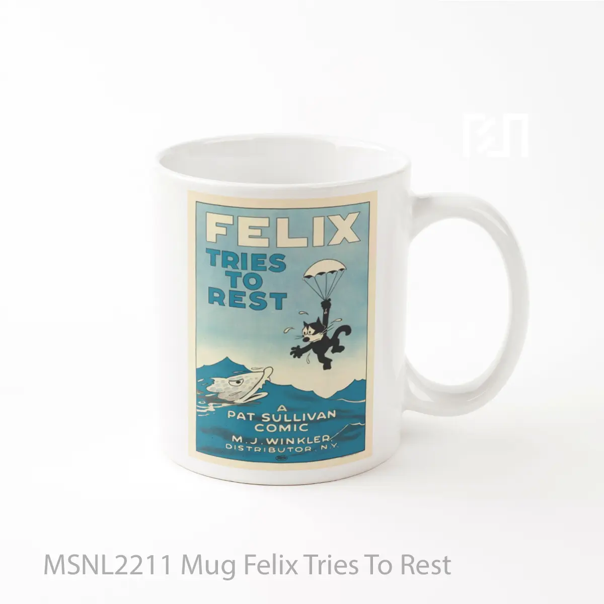 Mug Felix Tries To Rest Gelas Keramik Tema Film MSNL2211