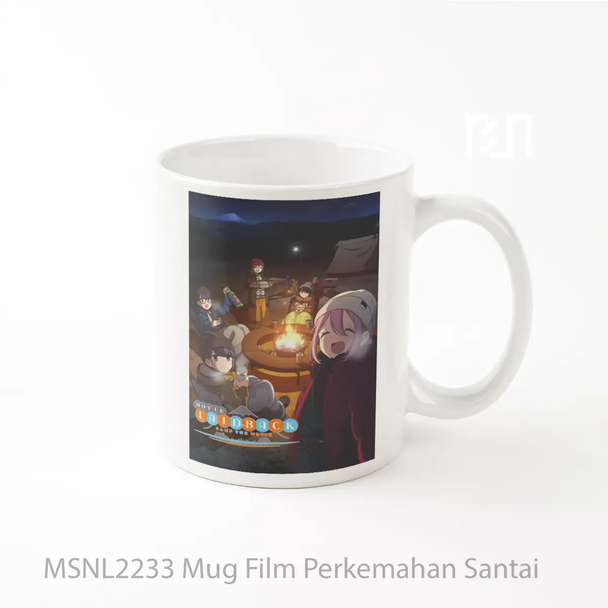 Mug Film Perkemahan Santai Gelas Keramik Tema Film MSNL2233