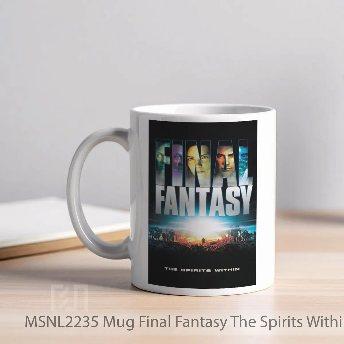 Mug Final Fantasy The Spirits Within Gelas Keramik Tema Film MSNL2235 - Tampak Kiri