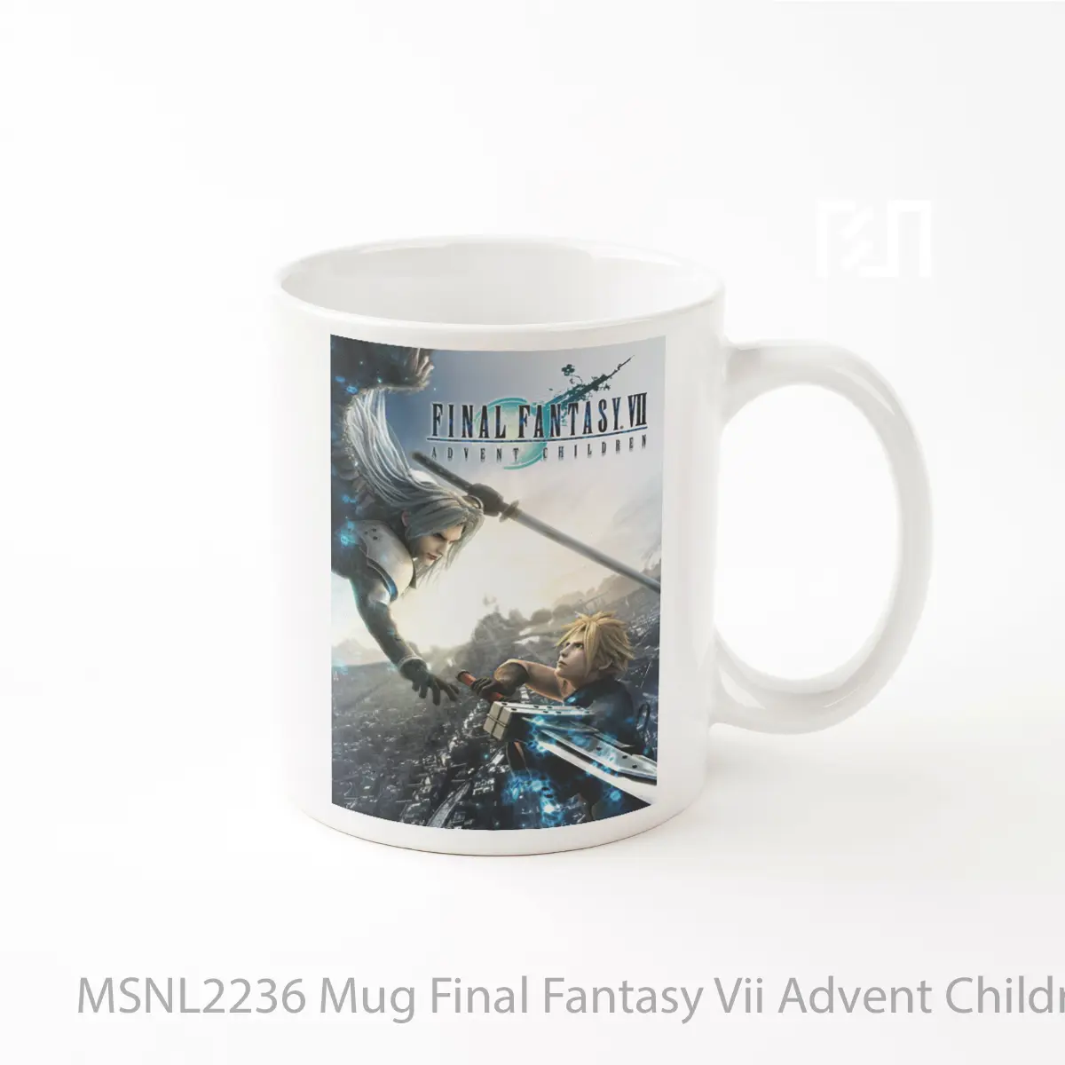 Mug Final Fantasy Vii Advent Children Gelas Keramik Tema Film MSNL2236