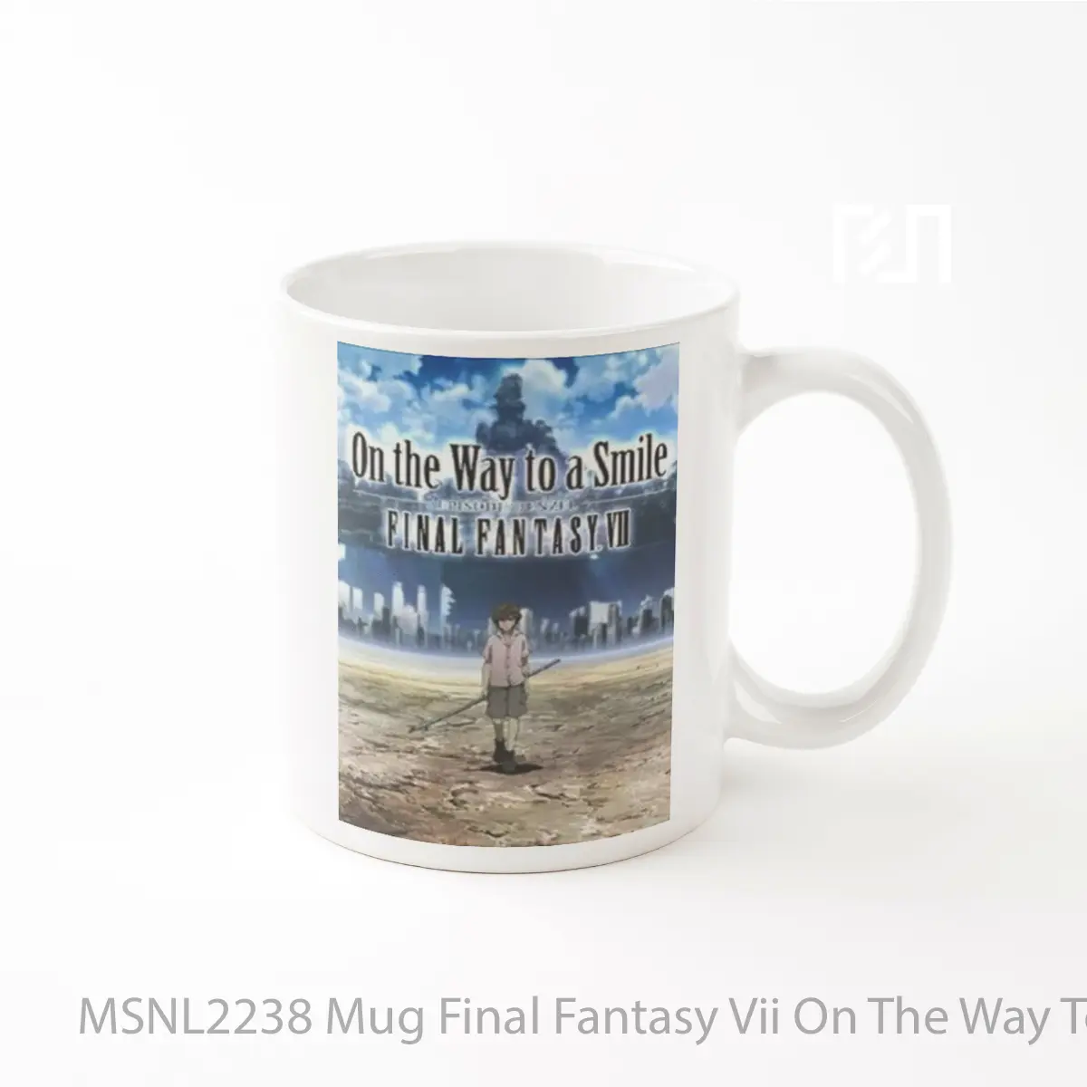 Mug Final Fantasy Vii On The Way To A Smile Episode Denzel Gelas Keramik Tema Film MSNL2238