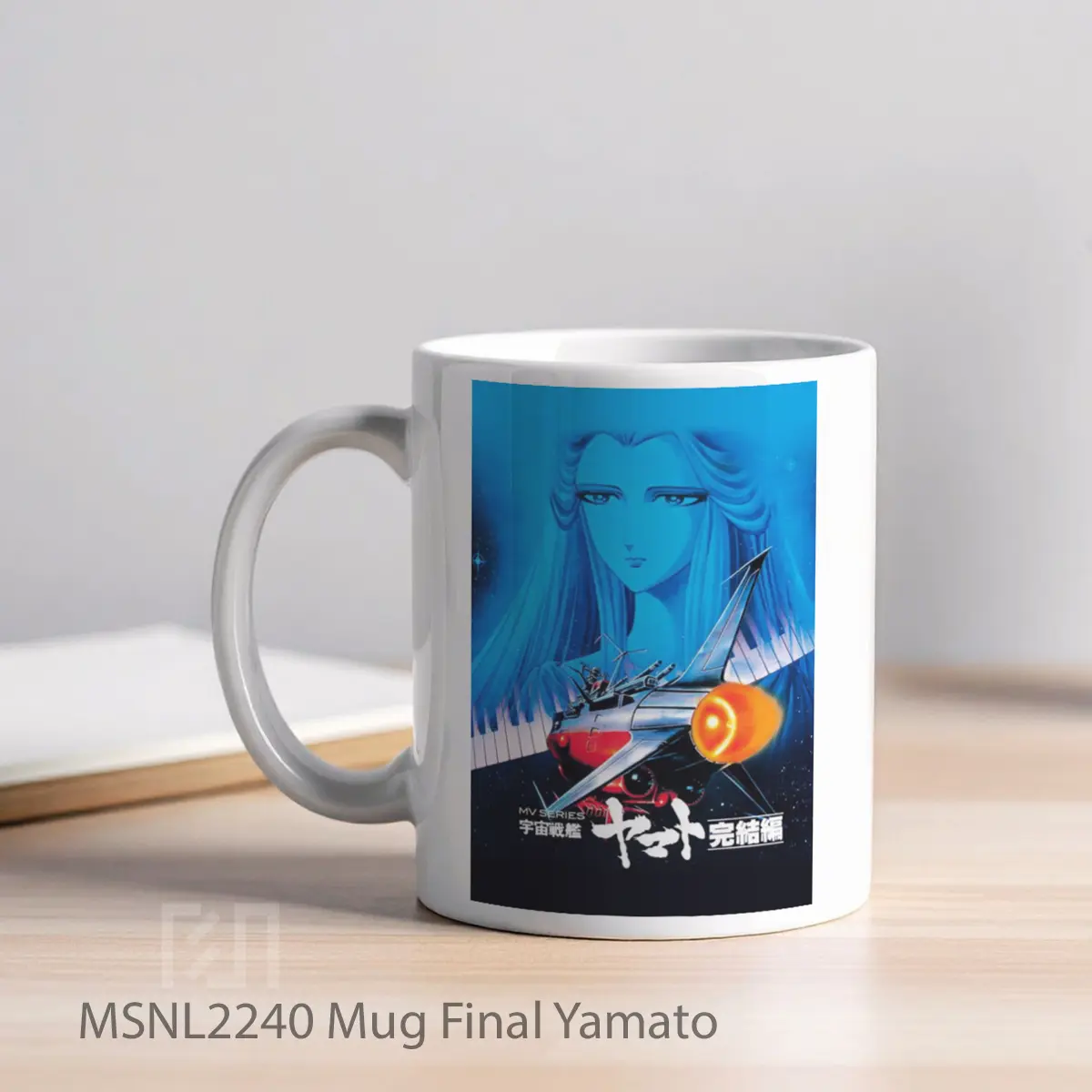Mug Final Yamato Gelas Keramik Tema Film MSNL2240 - Tampak Kiri