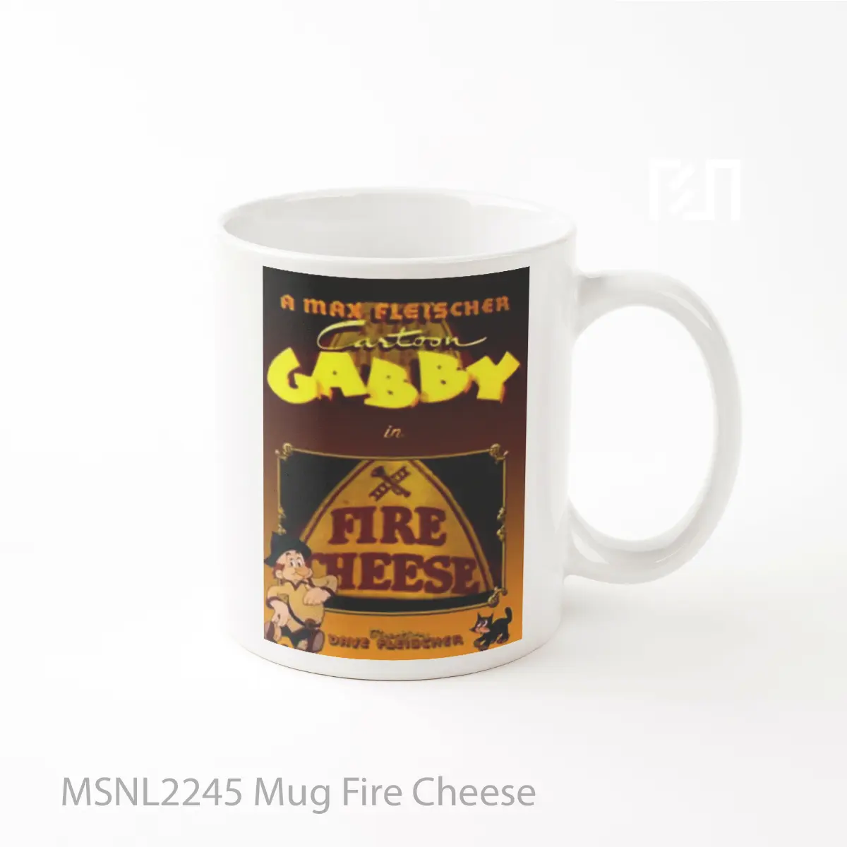 Mug Fire Cheese Gelas Keramik Tema Film MSNL2245